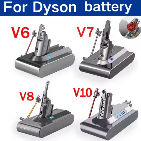 Vacuum Cleaner Rechargeable Battery for Dyson V6 V7 V8 V10 V11 Series SV07 SV09 SV10 SV12 DC62 Absol
