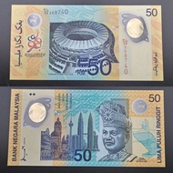 Collectibles for KL98/268740 UNC 100%New Malaysia Sukom Siri 8 RM50 1998 *Without Folder Duit Lama M