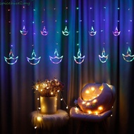 SPICEHIVE​ Diwali Light, USB Plug Brilliant Night Curtain Light, Muslims Festival Happy Diwali Heart