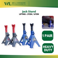 ESKO / MTM Jack Stand  3TON/6TON  1 PAIR Repair Equipment/Car Jack Stand/Heavy Duty/Jack Kereta