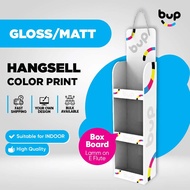 Single Pack Hangsell Box Board Lamm on E Flute [Matte/Gloss] Kotak Seni Papan Lam E Flute