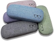 Specs case eyeglasses case cover spectacles case For sunglasses Case Linen Fabric Metal Portable Har