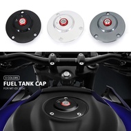 New Silver Black Titanium MT03 2016 Quick Release Gas Fuel Tank Cap Motorcycle Oil Tank Cover For Ya