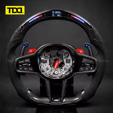 TDD Galaxy Pro II LED Steering Wheel for BMW CS M3 G20 G21 G80 M4 G22 G23 G82 G83 M5 G30 F90 X3 / X4