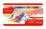 【品 · 創藝】精品美術-瑞士CARAN D'ACHE卡達 SUPRACOLOR 專家級水溶性色鉛筆-80色