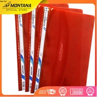 MONTANA Business File Plastic Folder F4 Business File Document Folder TBF-F4/Retail Red
