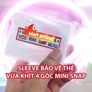 SHOCK DEAL 100 Sleeve Protective Card Cover Perfect Fit 64x89mm & Double Sleeve Pokemon Yugioh Card 