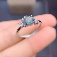 六邊形亞歷山大變石戒指，亞歷山大變石銀戒指，精緻的亞歷山大變石戒指