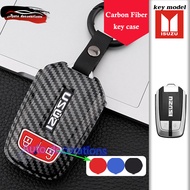 【ABS Carbon Fiber】Isuzu D-max Mux 1.9/3.0 key case Isuzu keychain Isuzu D-max Mux 1.9/3.0 key cover