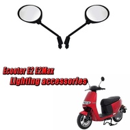 FOR Ecooter E2 E2Max Motorcycle Accessories Ecooter E2 E2Max Rearview Mirror Left and Right Reflecto