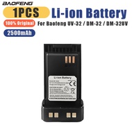 DM-32 UV-32 Baofeng Walkie Talkie Battery 7.4V Li-ion Battery 2500mAh Type-C Charger Two Way
