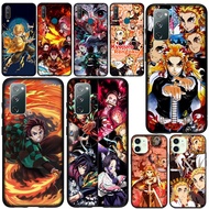Casing Samsung Galaxy A02 A32 5G A72 4G A01 EU M02 Phone Cover C-MA36 Demon Slayer  Rengoku Kyoujuro