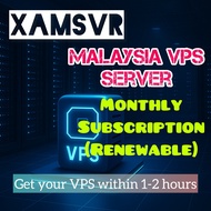 XamSvr - Monthly RDP / VPS, 2-8 Core, 2-16GB RAM, 50-100GB SSD, Malaysia Server, High Speed Unlimite
