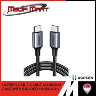 UGREEN USB-C TO USB-C ALUMINUM CASE BRAID 1M/3M CABLE