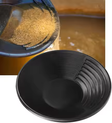 Plastic Basin Mining Riffle Dredging Prospecting River Tool Mine Panning Kit