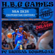 NBA 2K26 (Superstar Edition) [PC DIGITAL DOWNLOAD] [OFFLINE] [DRM-FREE] [BONUS]