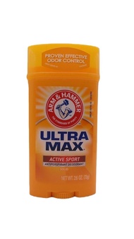 $77⭕️現貨⭕️Arm & Hammer UltraMax Anti-Perspirant Deodorant Active Sport 手鎚牌 固體止汗淨味劑 2.6 oz/73g [033200