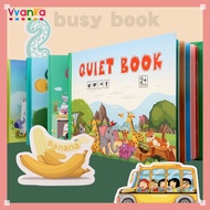 VVANKA [From KL] Quiet Book for kids Montessori Busy Book  Prasekolah book to Develop Learning Skill