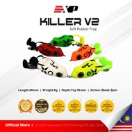 EXP Killer Frog 2 Soft Rubber Frog Snakehead Fishing Lure Umpan Casting Haruan Gewang Casting Katak