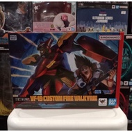 HI-METALR BANDAI  BIG WEST MACROSS 7 VF-19 CUSTOM FIRE VARIABLE