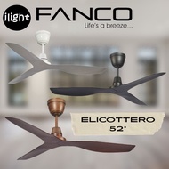FANCO ELICOTTERO 52 INCHES - F159 WITH DC Motor AND 3 Blades Ceiling Fan
