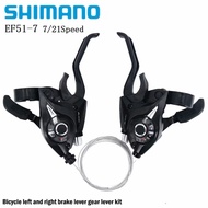 Shimano EF51 3x7/8 Speed Brake lever Combo Shifter MTB Bike 7/8 Speed Shifter Bicycle Part Groupset