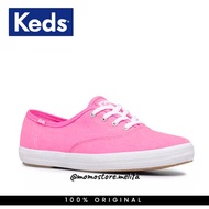 KEDS New!!! Champion Seasonal Canvas Neon Pink Shoes For Women Branded Original Store
