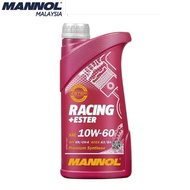 (MADE IN GERMAN) MANNOL 7902-1L Racing Ester 10W60 Fully Synthetic Engine Oil (1Liter)