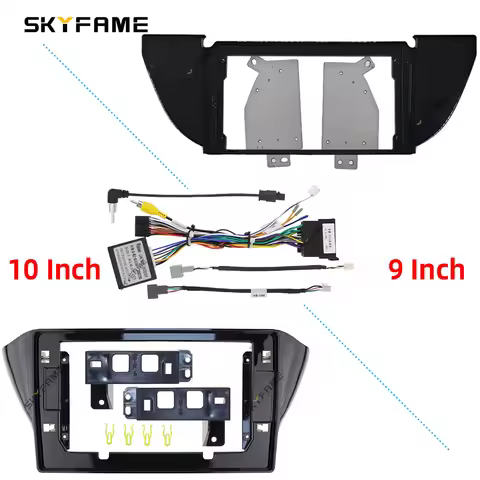 SKYFAME Car Frame Fascia Adapter Canbus Box Decoder Android Radio Dash Fitting Panel Kit For Geely E