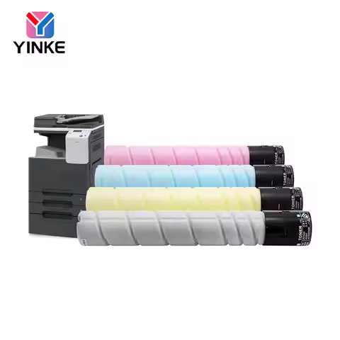 1PCS TN221 Toner Cartridge For Konica Minolta Bizhub C227 C287 C7528 High Quality Compatible Copier 