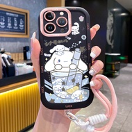 Casing hp for iphone 11 11 Pro 11 Pro Max 12 12 Pro 12 Pro Max 13 13 Pro 13 Pro Max Case Dog Milk Te