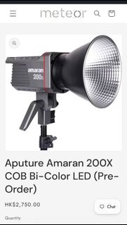 專業攝影燈 Aputure Amaran 200X COB Bi-Color LED 燈Light