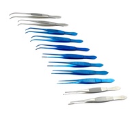 Ophthalmic Conjunctiva Tissue Forceps Tweezers Tissue Tweezers Forceps Straight / Curved Eye Surgical Instruments