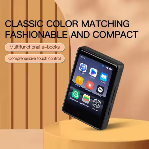 S18 MP4 Bluetooth Player 2.4 Inch Touch Screen Portable HiFi Stereo Music E-book Learning MP3 Walkma