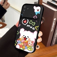 VRQR Happy Puppy Casing for Oppo Realme 5 5i 6i 5S C3 Premium Leather Anti Drop Phone Case