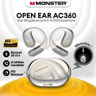 Monster AC360 TWS Wireless Open End Earphones HiFi Stereo Earbuds HD Call Headphone Earhook Earphone
