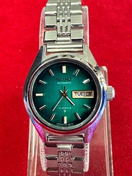 SEIKO 21 JEWELS Automatic ตัวเรือนสแตนเลส นาฬิกาผู้หญิง มือสองของแท้