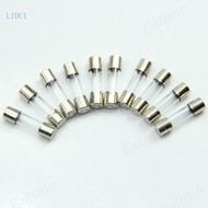 LIDU1 10 PCS 250V 5A Mini Fuse Glass Tube Fuse Universal Cartridge Fuse Fast Blow