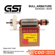 MESIN BULL Armature GA4030 / 4034 Makita Hand Grinder Machine / Motor Grinderangle Dynamo Rotor Arma