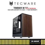 Tecware Timber M/Timber TG with 4 Fans PC Case - Black/White(1Yr Warranty)