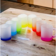 CUSTOMIZED MUGS Gradient Rainbow Design Free Layout