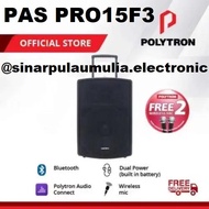 Polytron Speaker Aktif 15 Inch Built In Battery - PASPRO 15F3 /