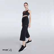 UNBOUND 16DOTs TRACK PANTS กางเกงขายาว กางเกงขาบาน กางเกงขา3ส่วน กางเกงสีดำเอวยางยืด มีกระเป๋าข้าง ผ