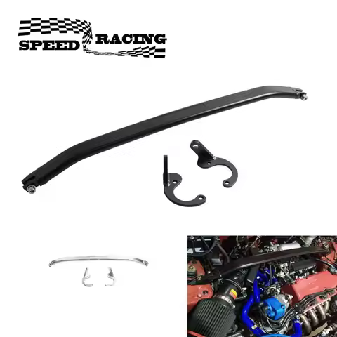 New Front Top Strut Tie Bar Aluminum Rear Strut Bar For Honda Civic 92-00 EG EK 93-97 for Del Sol 94