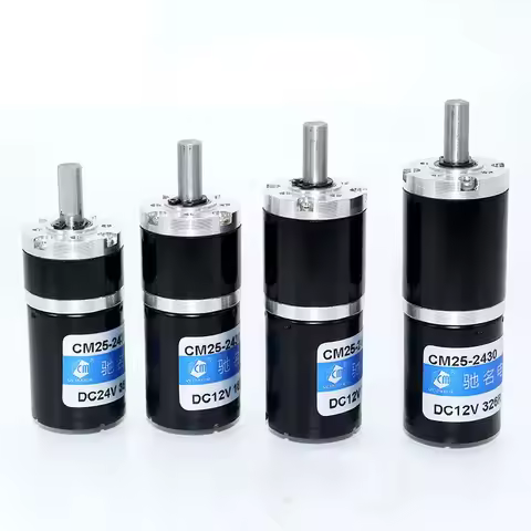 25mm 2430 BLDC Planetary Reduction Brushless DC Electric Motor 12V 24V large torque long life 1411rp