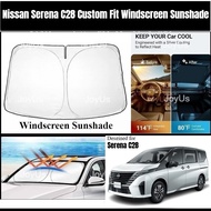 Nissan Serena C28 Custom Fit Windscreen Sunshade Cover