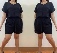 CHALLIS PLUS SIZE WITH SLEEVE TERNO SHORT (chbs)