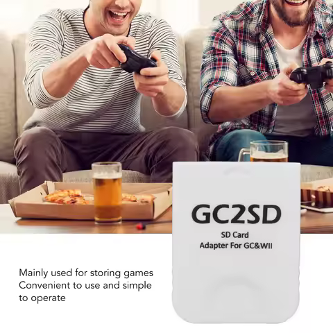 GC2SD Card Adapter GC2SD Card Reader Plug and Play Portable Professional Game Console Micro Storage 