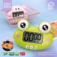 Timer Dapur Digital Lucu & Stopwatch Pengatur Waktu Masak - Digital Kitchen Timer & Stopwatch Esteti