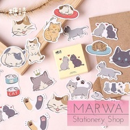 45pcs Cats' Love Affairs Sticker Pack (Candy Poetry) (CP005)
